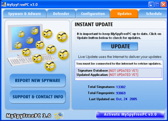 Screenshot of My Spy Free PC