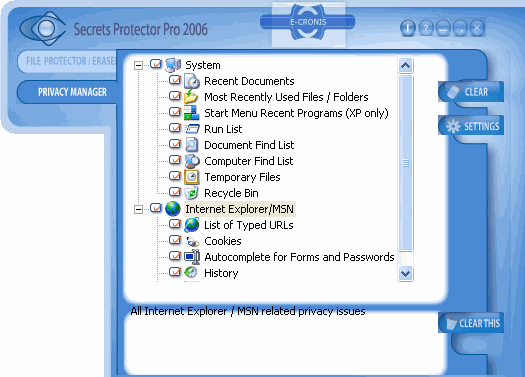 Privacy Manager - Secrets Protector Pro