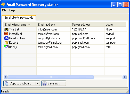 Email Password Recovery Master - recover email account ...