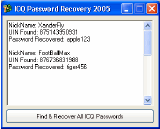 ICQ Password Recovery