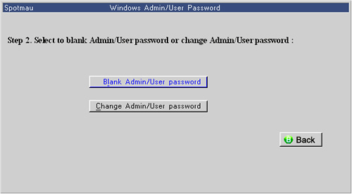 reset or change Admin/User password for Windows XP (SP1 and SP2), 2000, NT, and Server