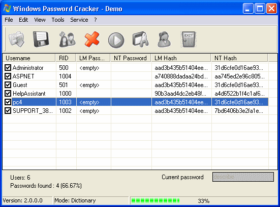 Windows Password Cracker