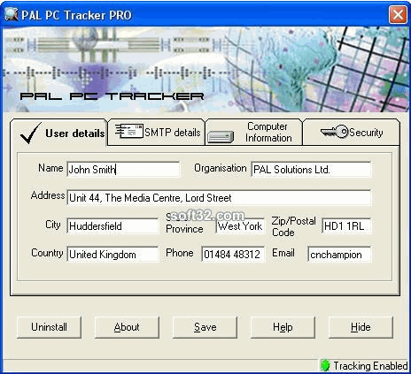 PAL PC Tracker