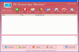 Main window of PC Screen Spy Monitor 