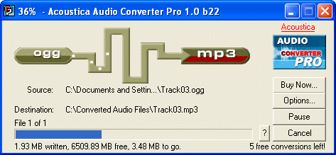 Acoustica Audio Converter Pro