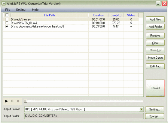 Allok MP3 WAV Converter