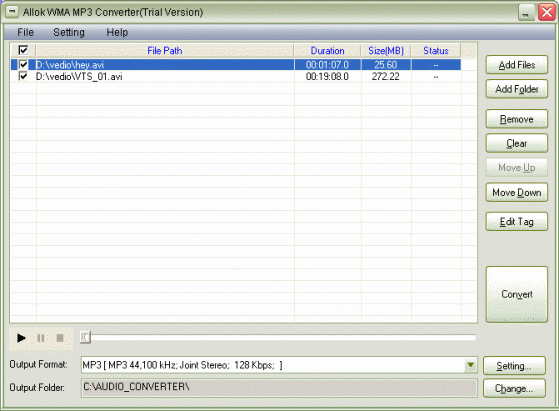 Allok WMA MP3 Converter