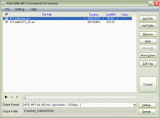 Main window of Allok WMA MP3 Converter