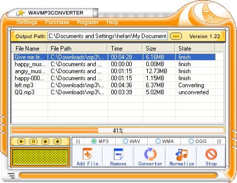 WAV MP3 Converter