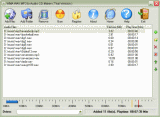 Main window of WMA WAV MP3 to Audio CD Maker