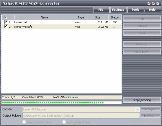 Xilisoft MP3 WAV Converter