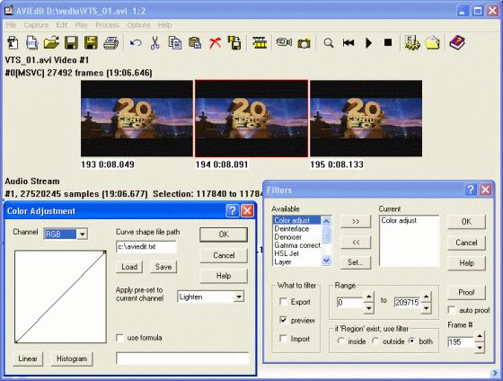video editor screenshot