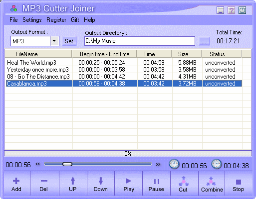  Cutter Joiner on Mp3 Cutter Joiner