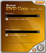 Screen of Daniusoft DVD Copy
