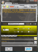 Screen of HexLovE Music Converter