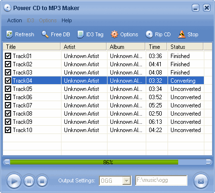 Power CD to MP3 Maker