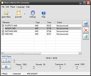 midi to mp3 converter скачать