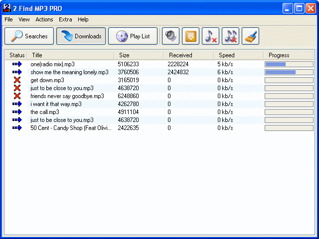 The Screenshot of 2 Find MP3 PRO