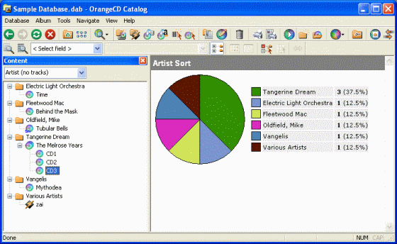 The Screenshot of OrangeCD Suite
