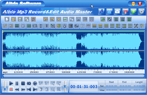 Screenshots of Altdo Mp3 Record&Edit Audio Master
