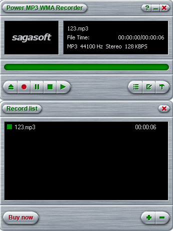 Power MP3 WMA Recorder