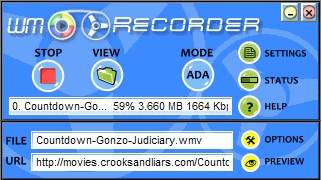 record video and radio using WM Recorder