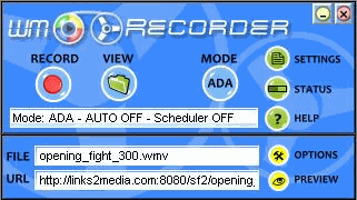 WM Recorder for recording music video