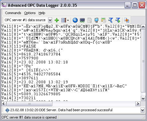 Advanced OPC Data Logger