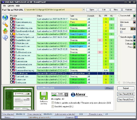 GSA Auto SoftSubmit 