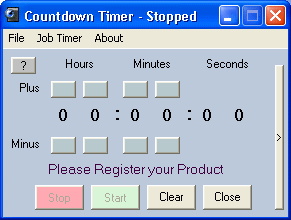 the countdown timer