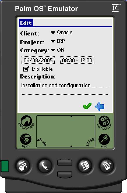 Advanced Time Reports Palm