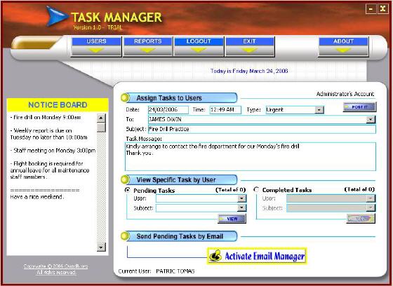 Assign tasks - Task Manager