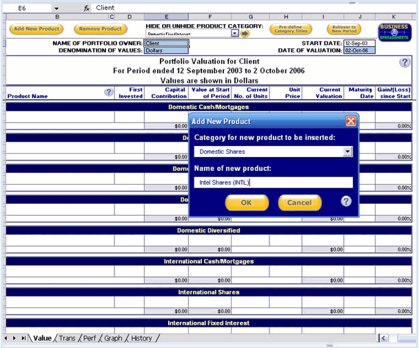 Portfolio Tracking & Monitoring