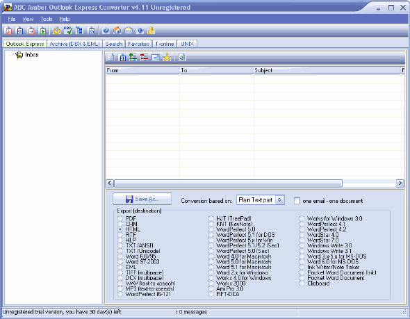 ABC Amber Outlook Express Converter