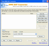 The Screenshot of Any DWG DXF Converter