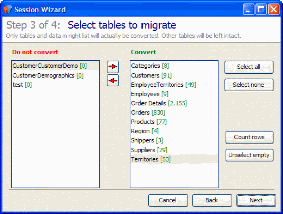 The Screenshot of Full Convert SQL Server Edition