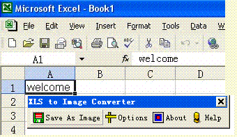 convert Excel XLS/RTF XLSument to Jpeg/Jpg/Tiff/Bmp/Eps/Ps file
