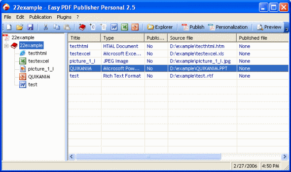 Easy Pdf Publisher Personal