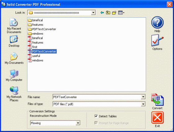 The Screenshot of Solid Converter PDF