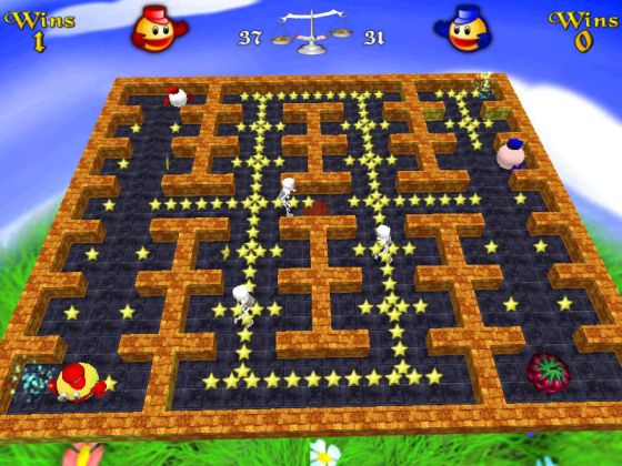 The Screenshot of 3D Pacman