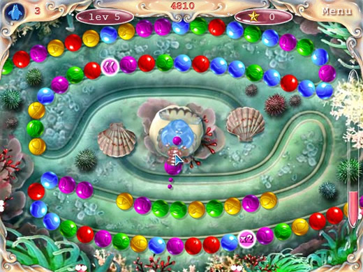 The Screenshot of Aqua Pearls