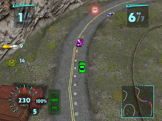 The Screenshot of Arcade Race Crash