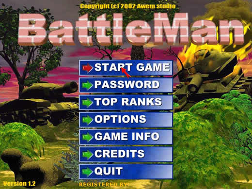 The Screenshot of BattleMan