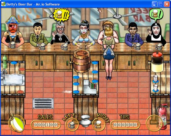 Screenshots of Betty's Beer Bar - Story Mode