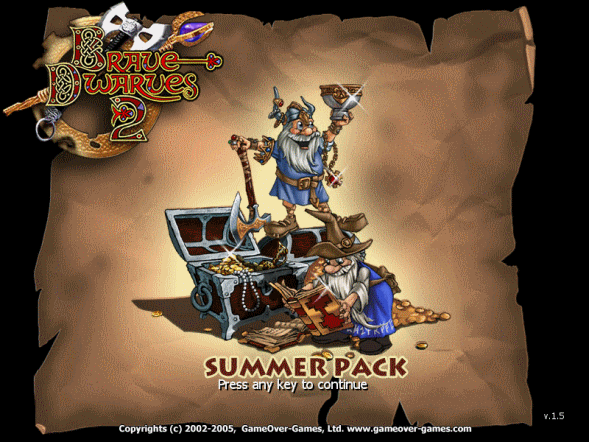 Main window - Brave Dwarves 2 Summer Pack