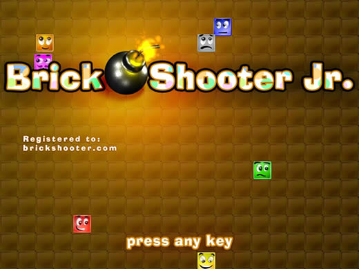 The Screenshot of BrickShooter Jr.