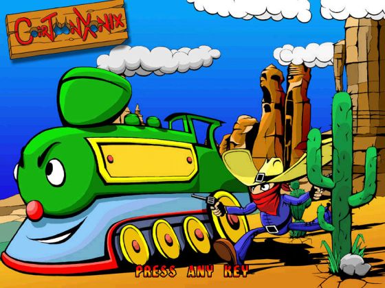 The Screenshot of Cartoon Xonix