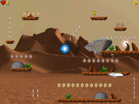Game Screen of Coin Planets