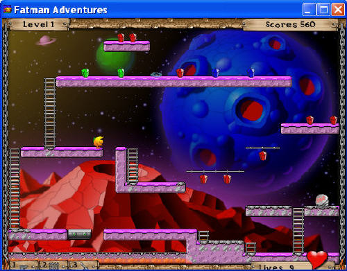Play game - Fatman Adventures 5 Space Odyssey
