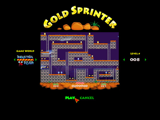 The Screenshot of Gold Sprinter Pack